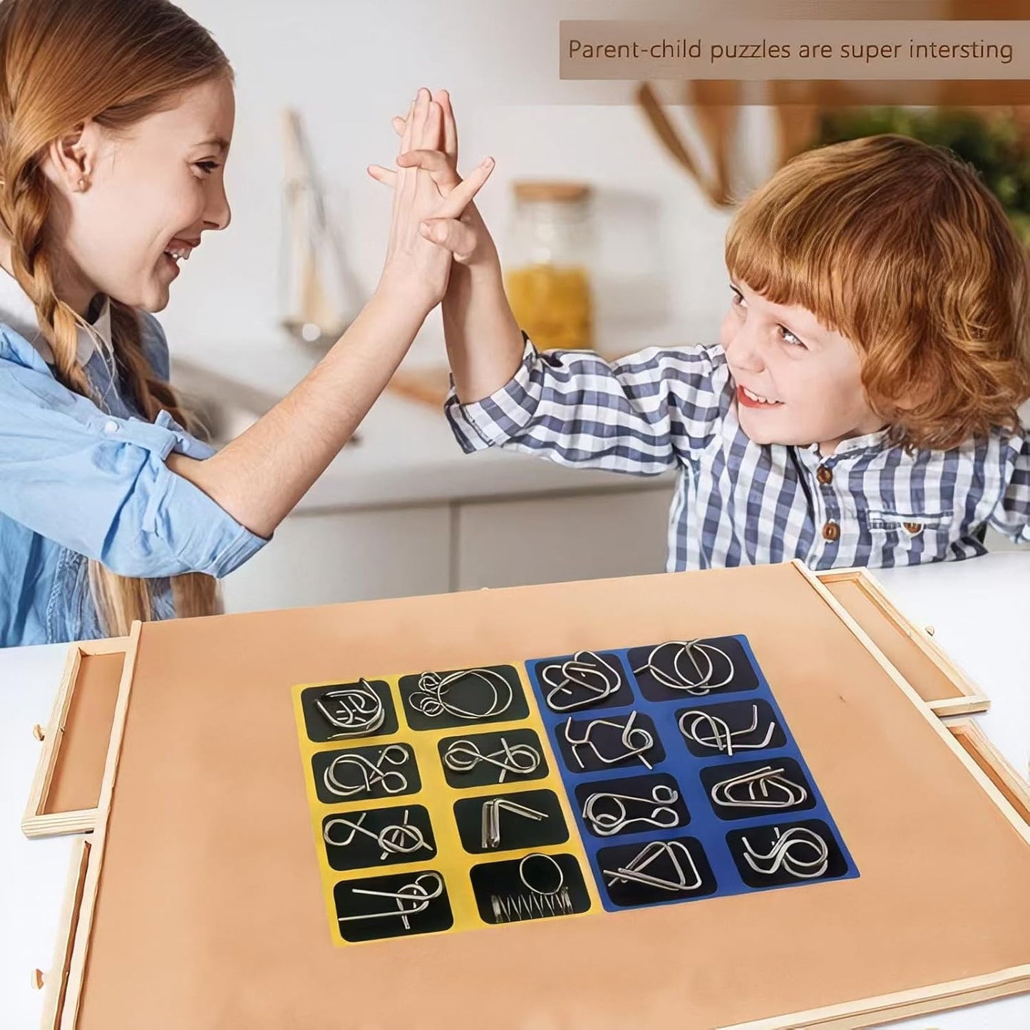 مجموعة ألغاز ذهنية معدنية