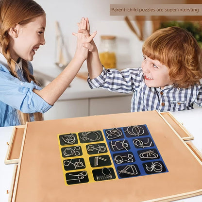 مجموعة ألغاز ذهنية معدنية